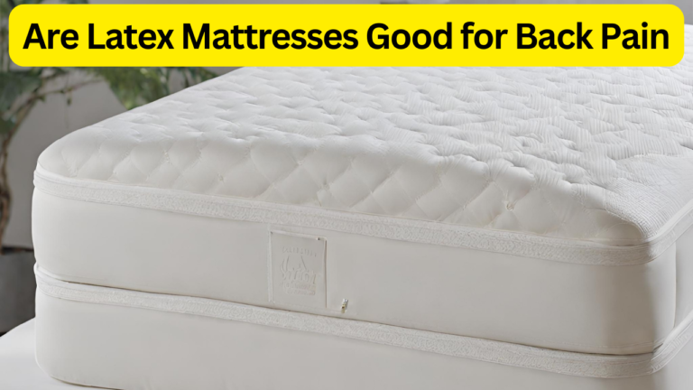 Are Latex Mattresses Good for Back Pain