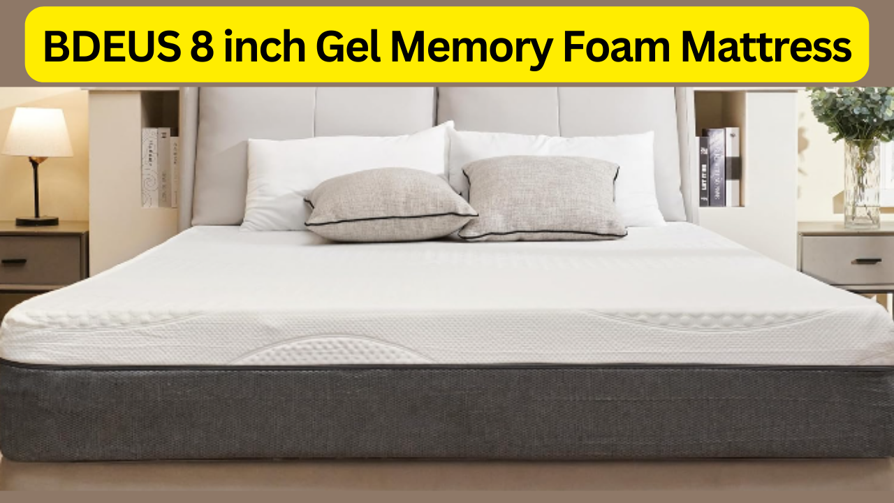 BDEUS 8 inch Gel Memory Foam Mattress