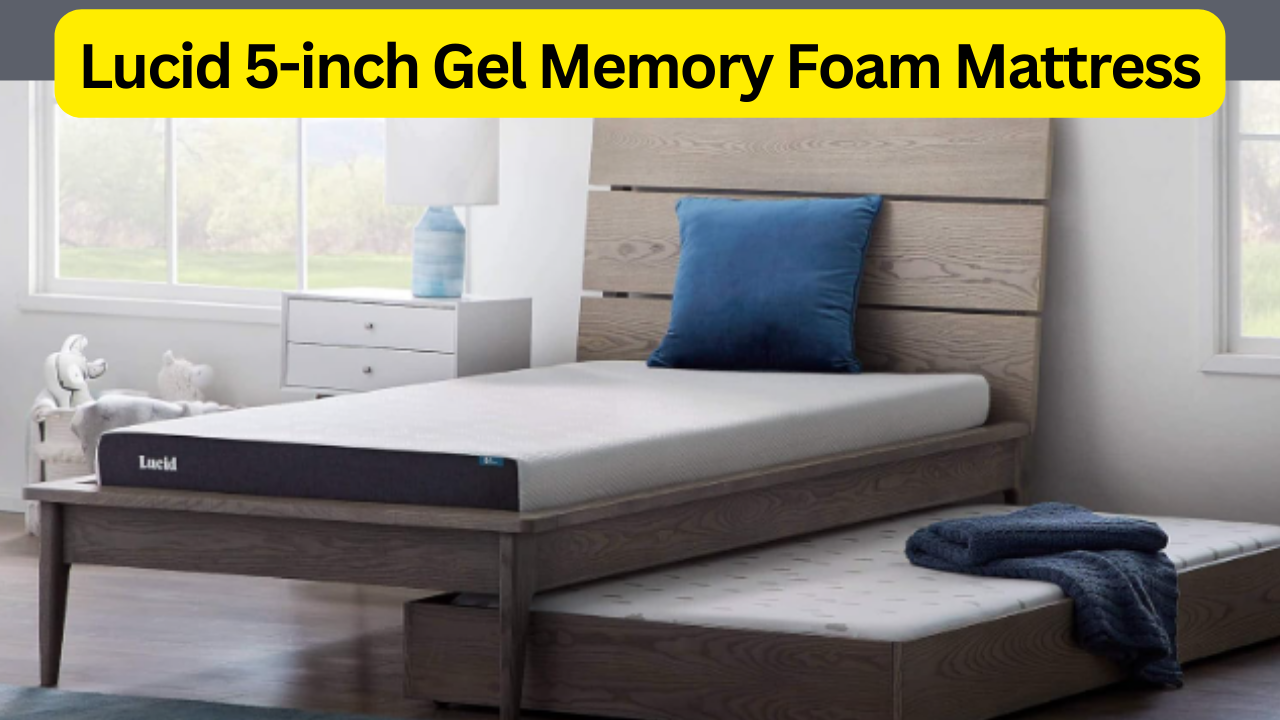 Lucid 5-Inch Gel Memory Foam Mattress Review: A Comfortable Haven for Quality Sleep