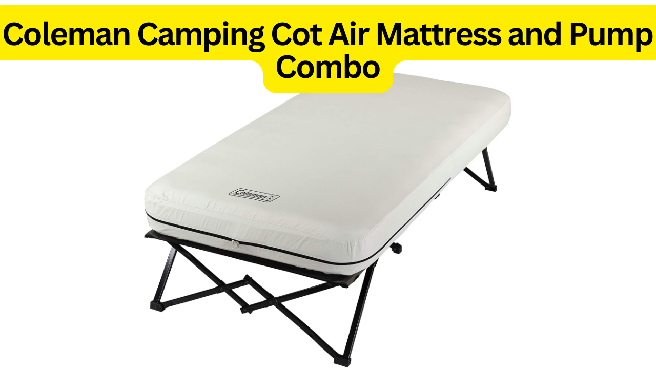 Coleman Camping Cot Air Mattress and Pump Combo