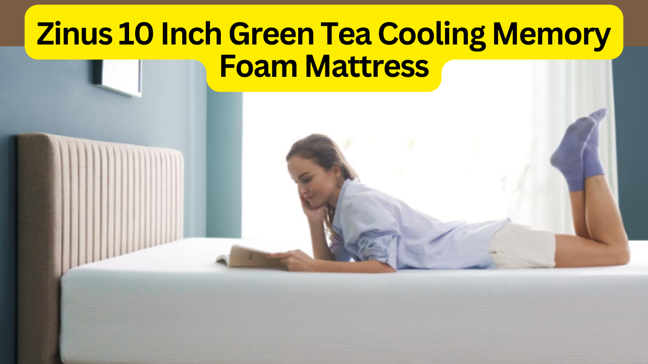 Zinus 10 Inch Green Tea Cooling Memory Foam Mattress Review