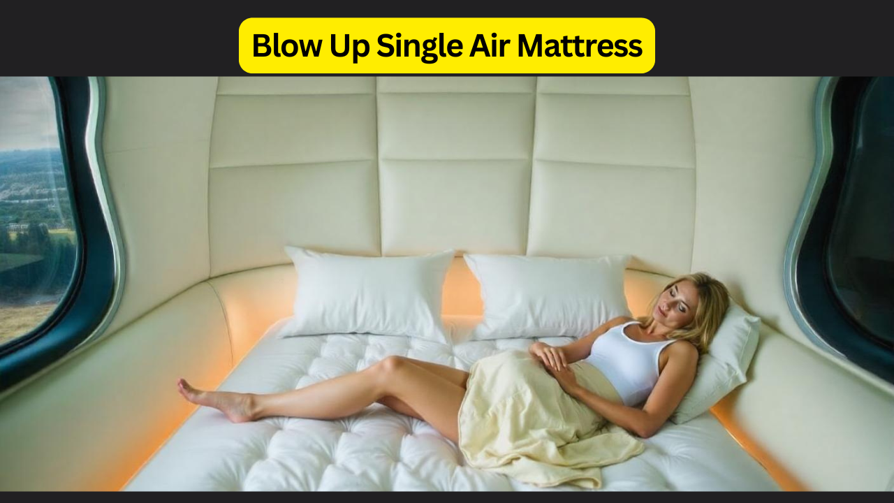 Blow Up Single Air Mattress