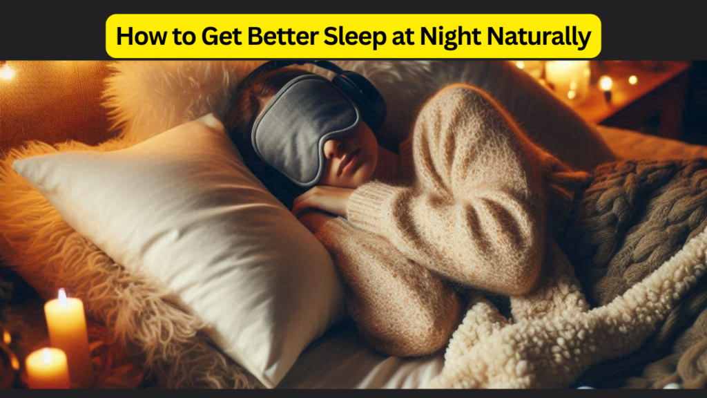 How to Get Better Sleep at Night Naturally