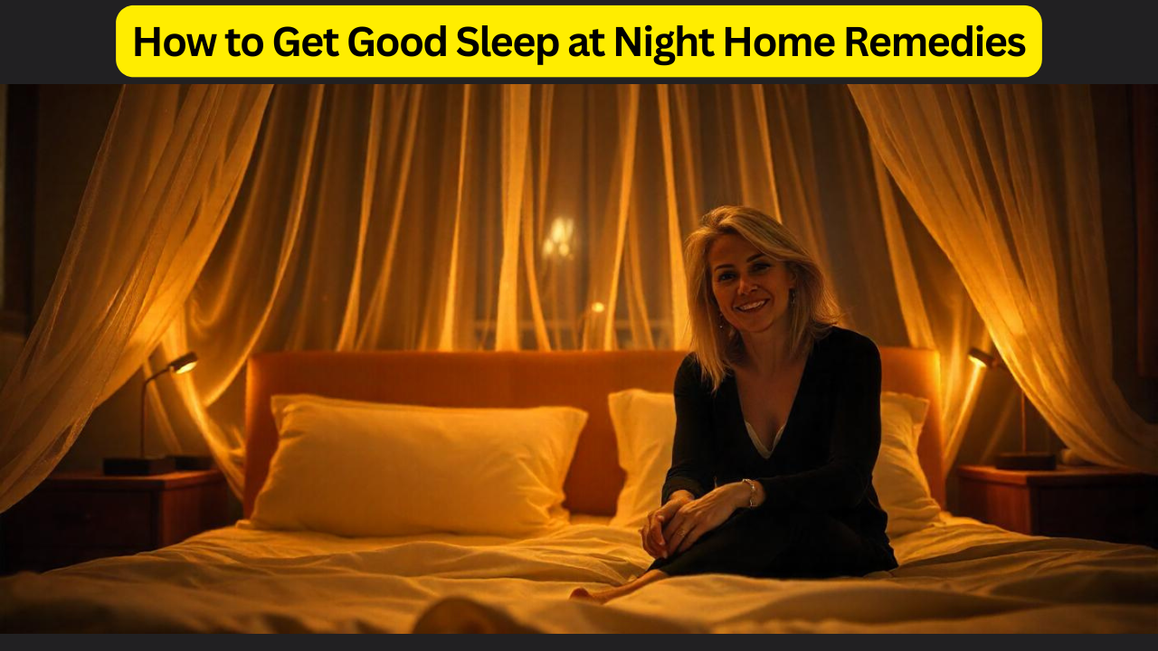 How to Get Good Sleep at Night Home Remedies