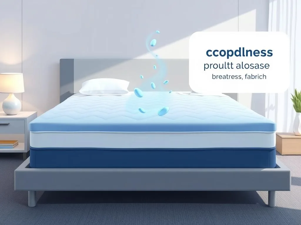 Cooling mattress topper