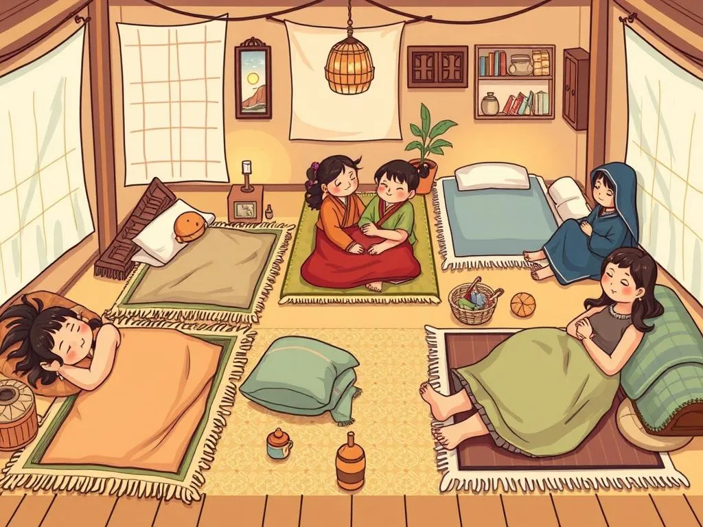 Cultural practices of floor sleeping