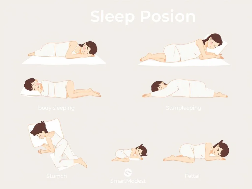 Different sleep positions Different sleep positions