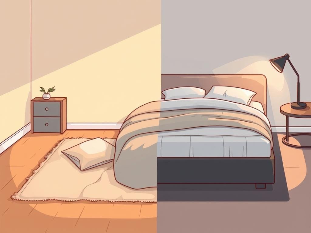 Floor vs Mattress Sleeping