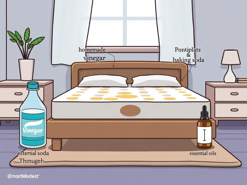 Homemade cleaning solutions for memory foam mattress