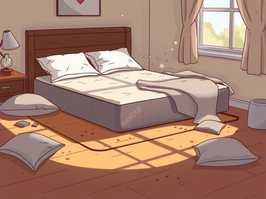 Mattress on the floor
