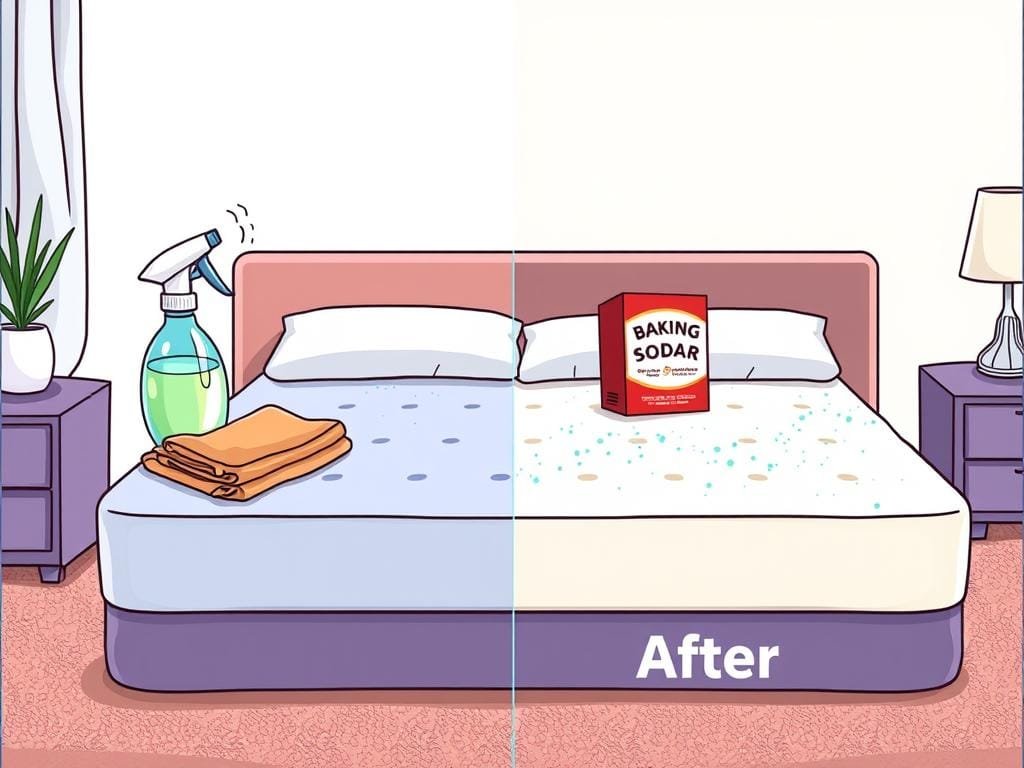 Memory foam mattress cleaning