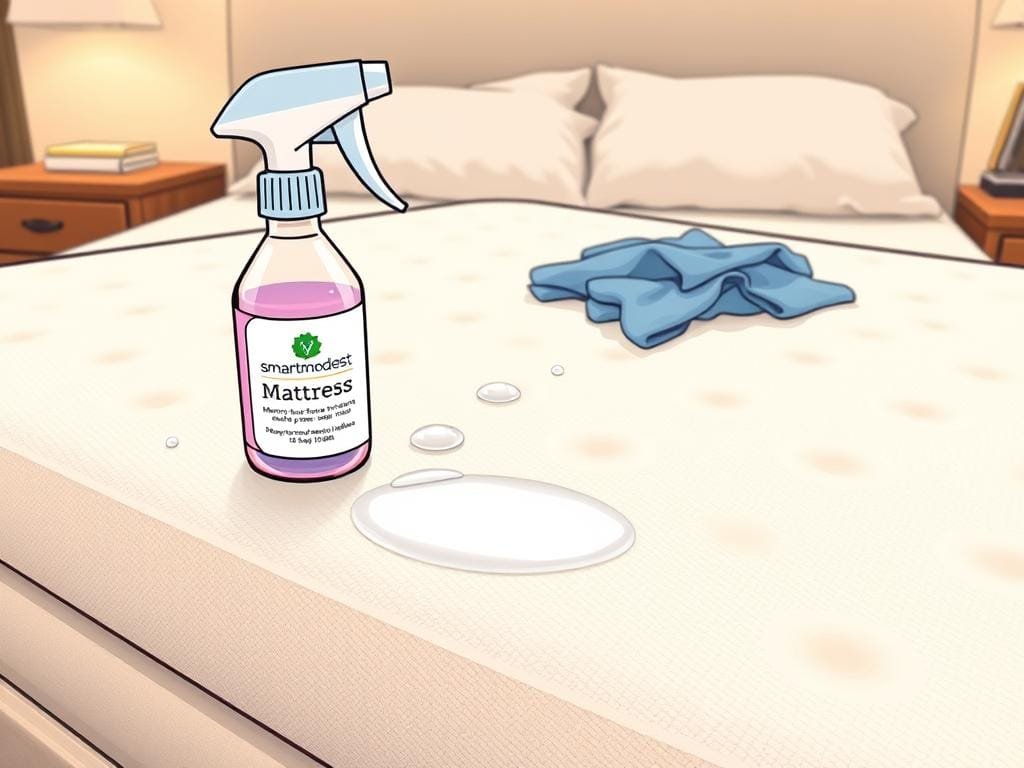 Urine cleaning on memory foam Urine cleaning on memory foam