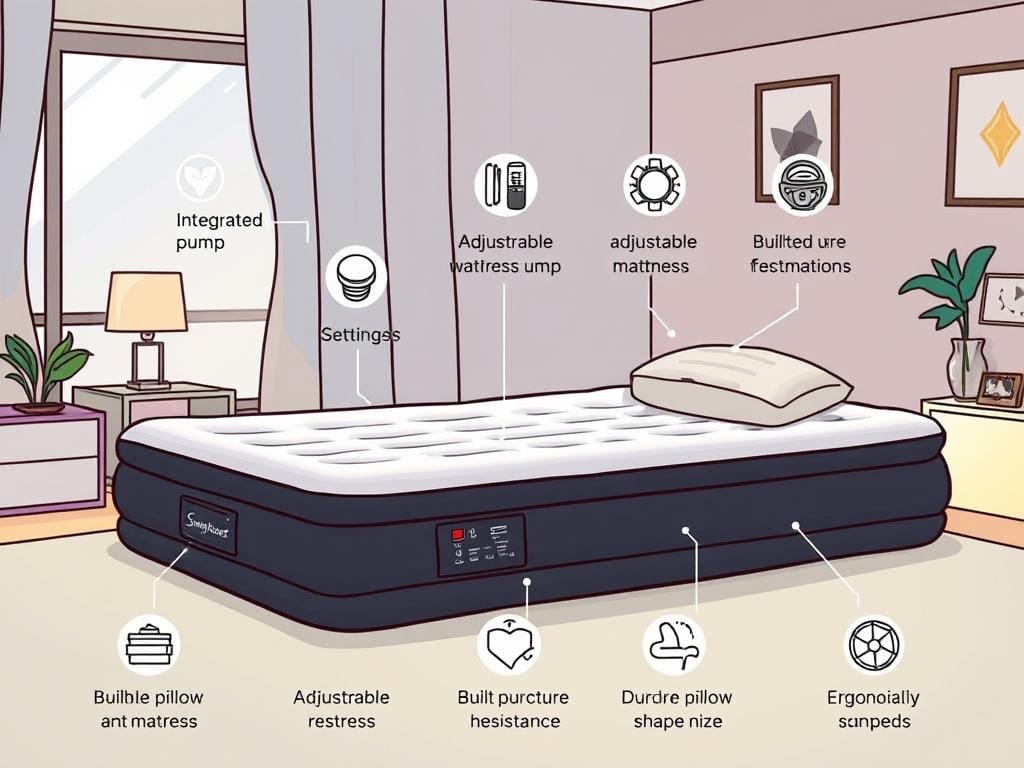 air mattress features air mattress features
