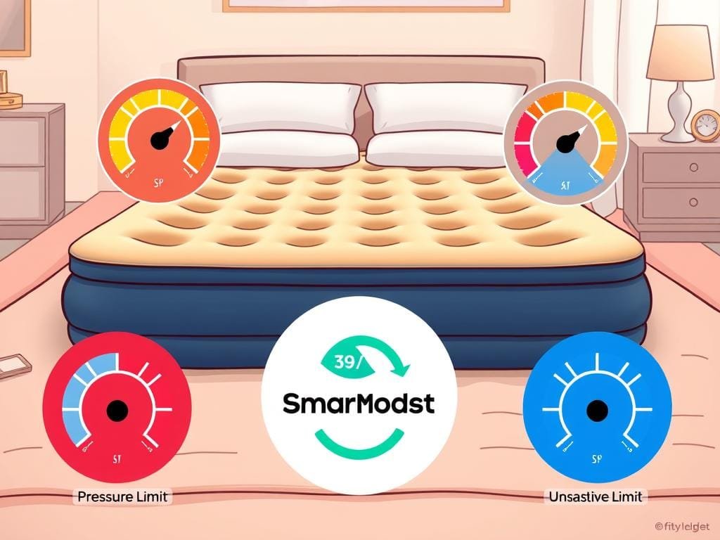 air mattress pressure limits