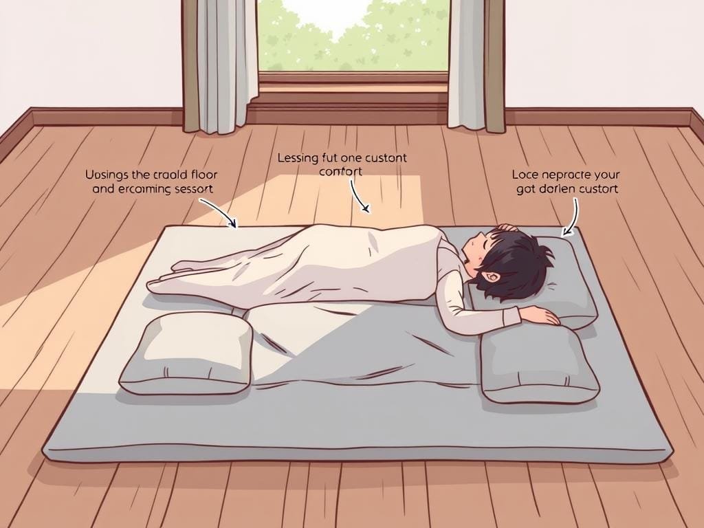 floor sleeping back support floor sleeping back support