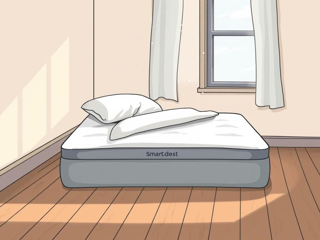mattress on floor