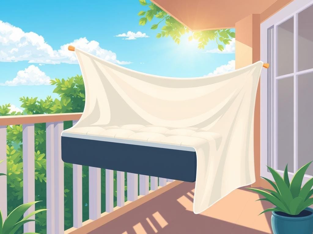 mattress topper drying