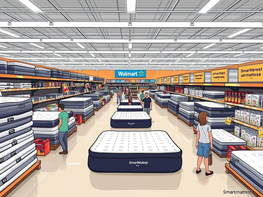 walmart air mattress location